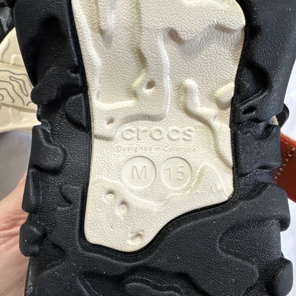 Crocs All-Terrain Atlas Clogs Stucco Men US 15 Shoes Sandals Slider